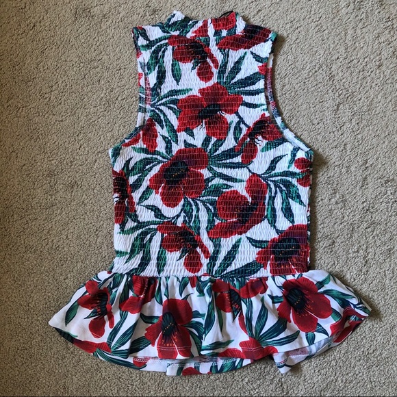 Zara Poppy Peplum Top - Picture 3 of 4